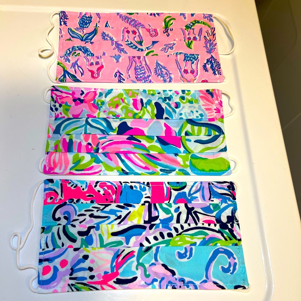 Lilly Pulitzer Masks Set of 3